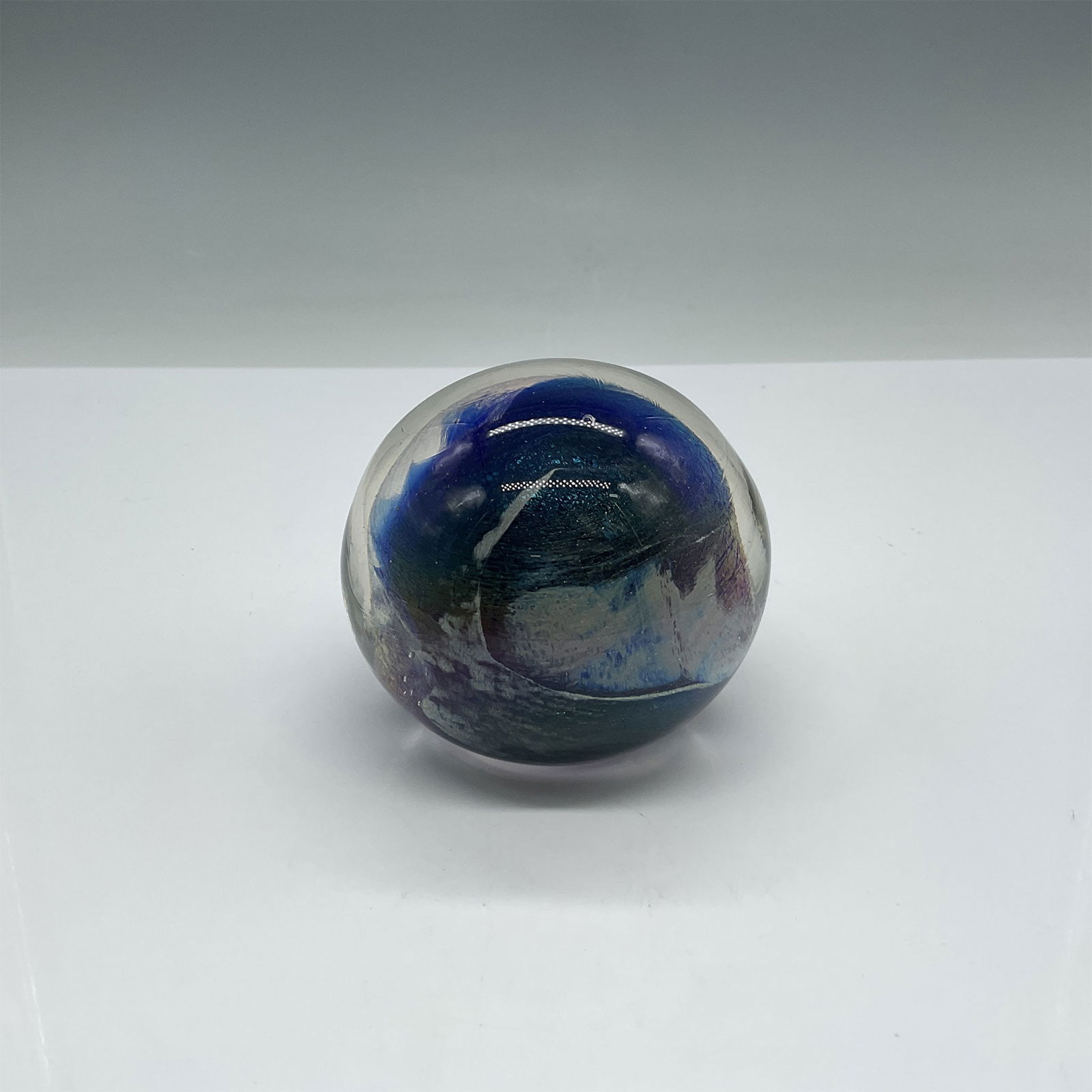 R. Eickholt Art Glass Paperweight Signed and Dated (1 of 3)