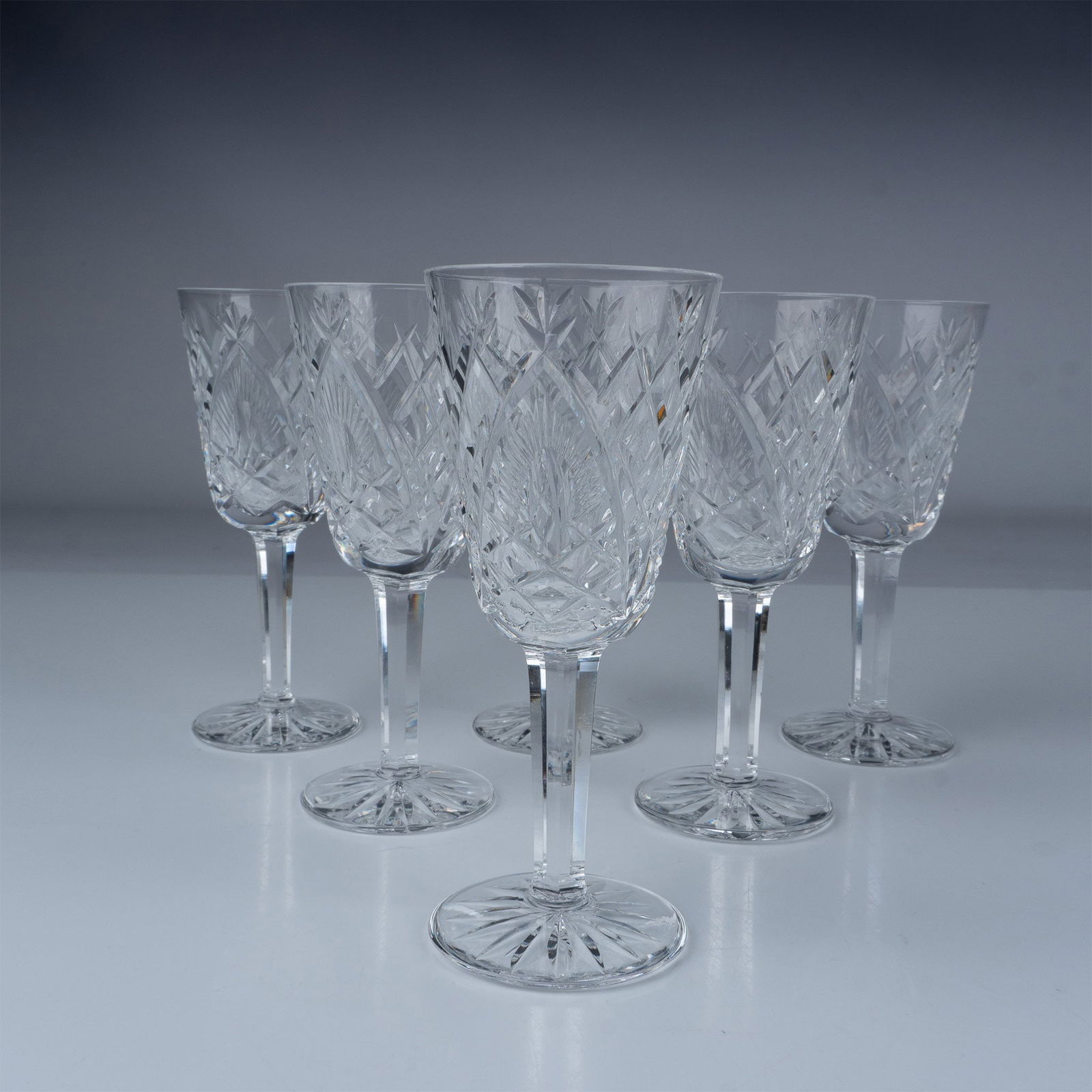 6pc Waterford Crystal Lismore Sherry Glass Set (1 of 6)