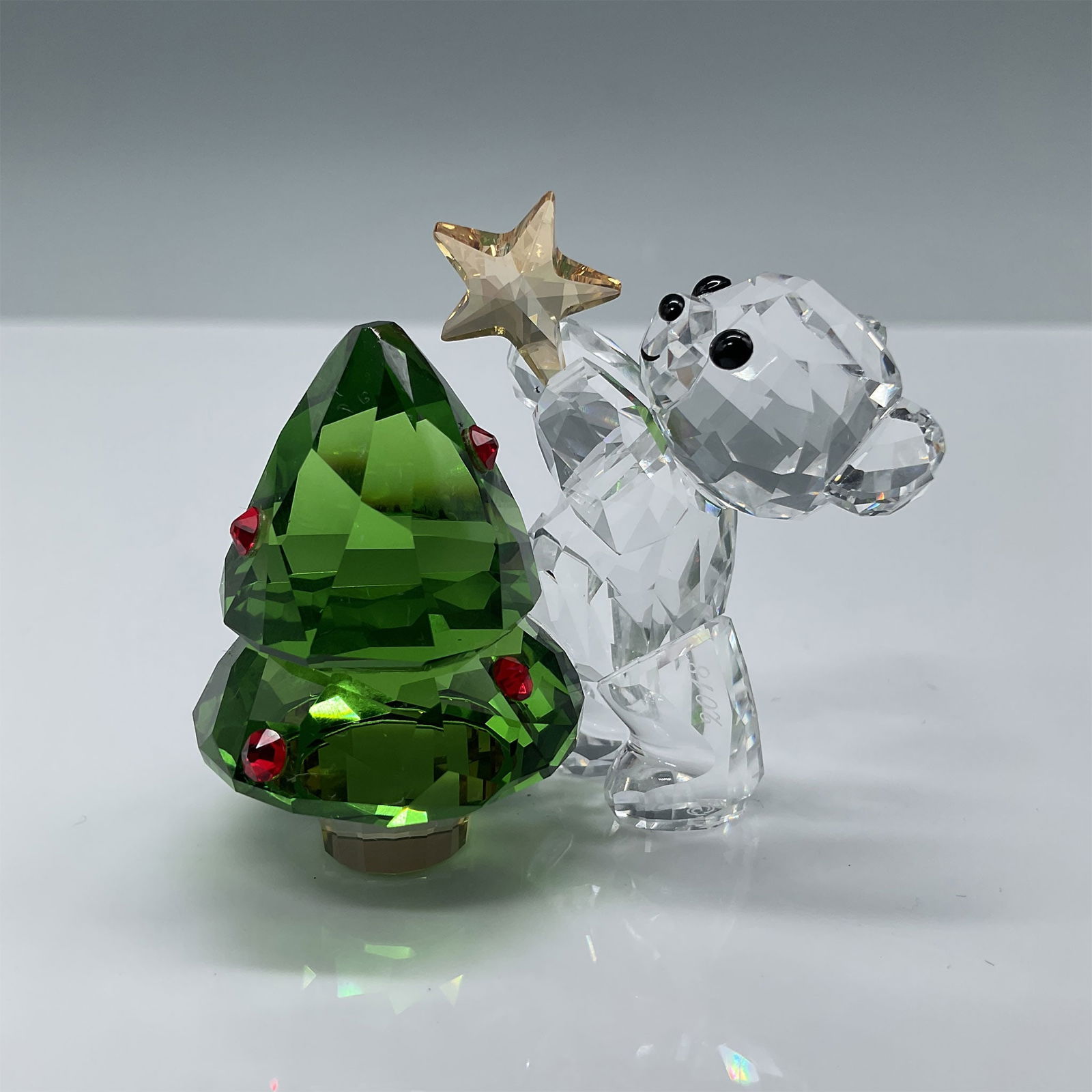 Swarovski Kris Bear Crystal Figurine, 2018 Christmas Edition (1 of 5)