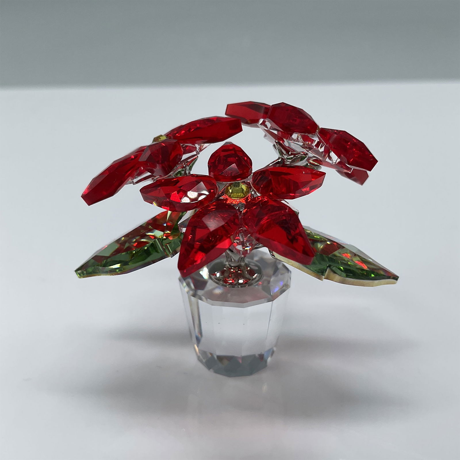Swarovski Crystal Figurine, Poinsettia (1 of 6)