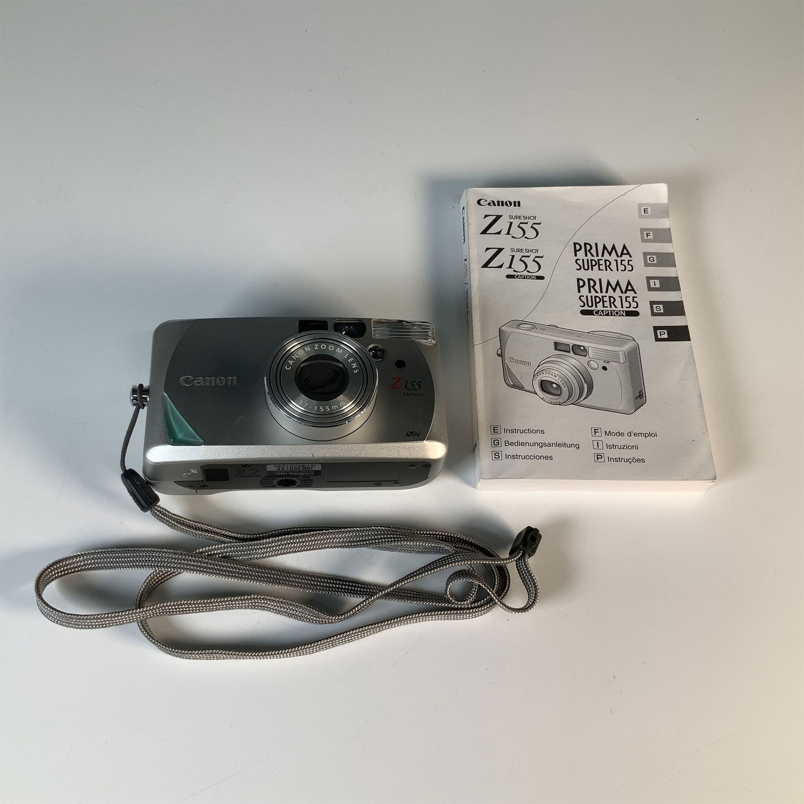 Canon Sure Shot Z155 Caption 35mm Camera with Lens and Box (1 of 3)