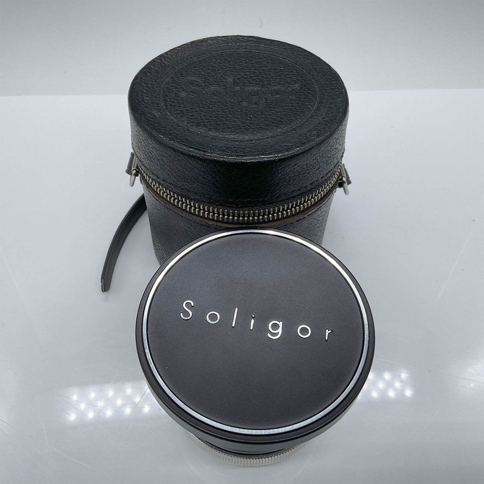 Soligor Wide-Auto Lens with Case & Cap, 2.75"H (1 of 4)
