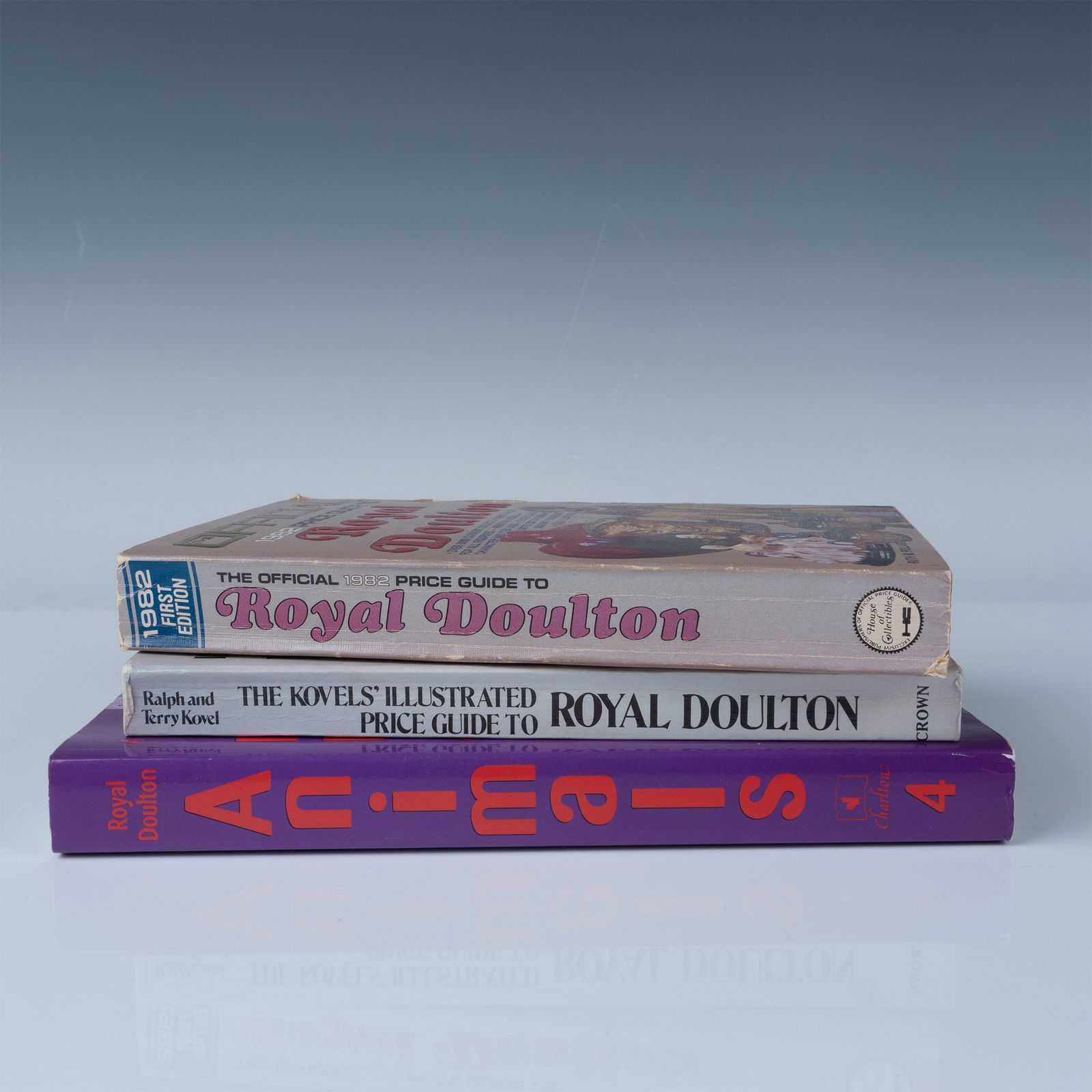 3pc Royal Doulton Catalogue And Price Guide Reference Books (1 of 3)