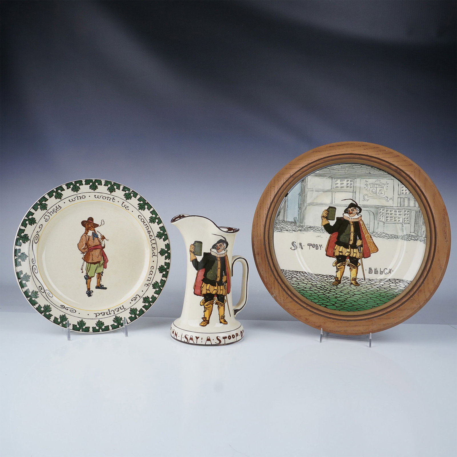 3pc Royal Doulton Series Ware, Pitcher & Plates (1 of 7)