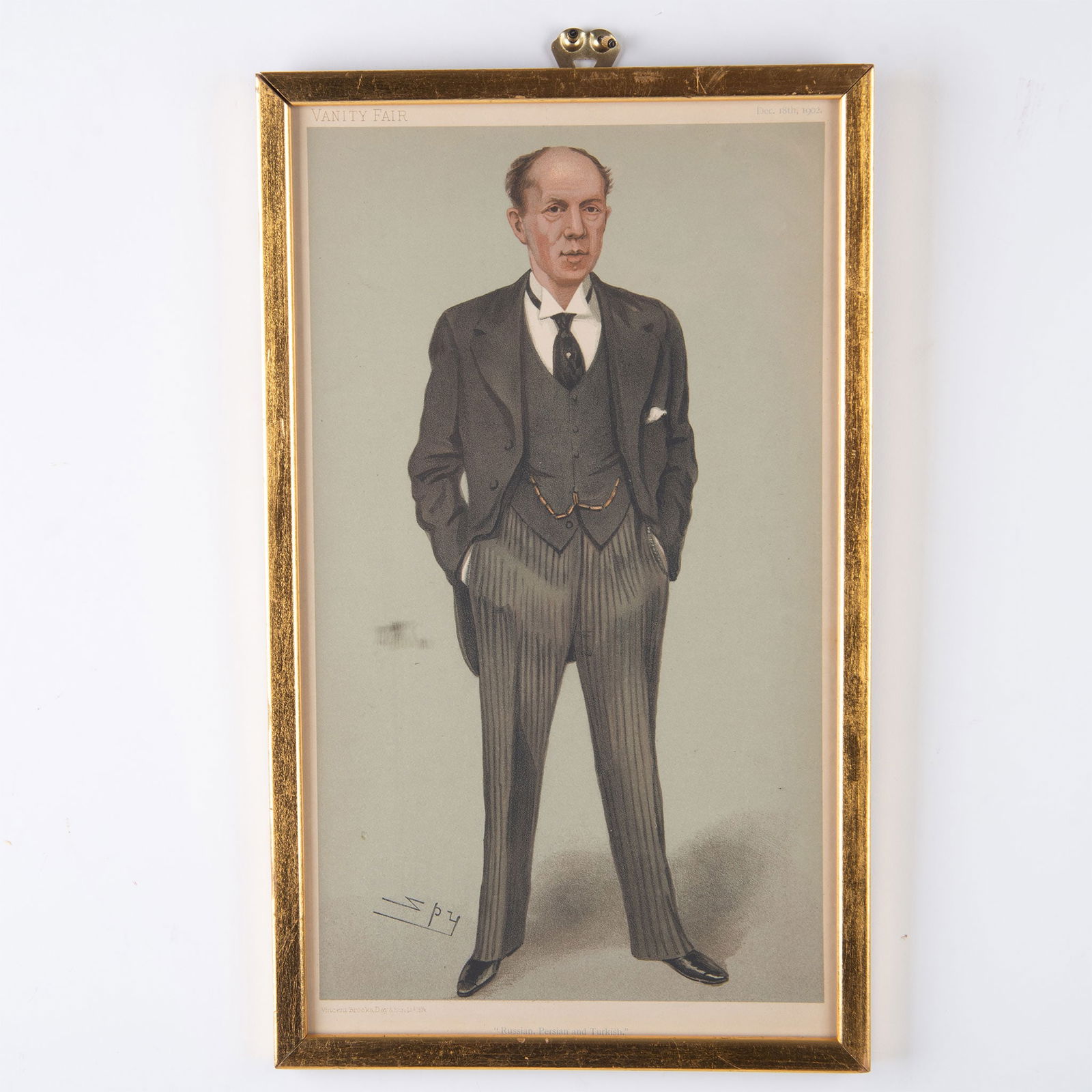 Leslie Matthew Ward (Spy), Antique Color Lithograph on Paper (1 of 6)