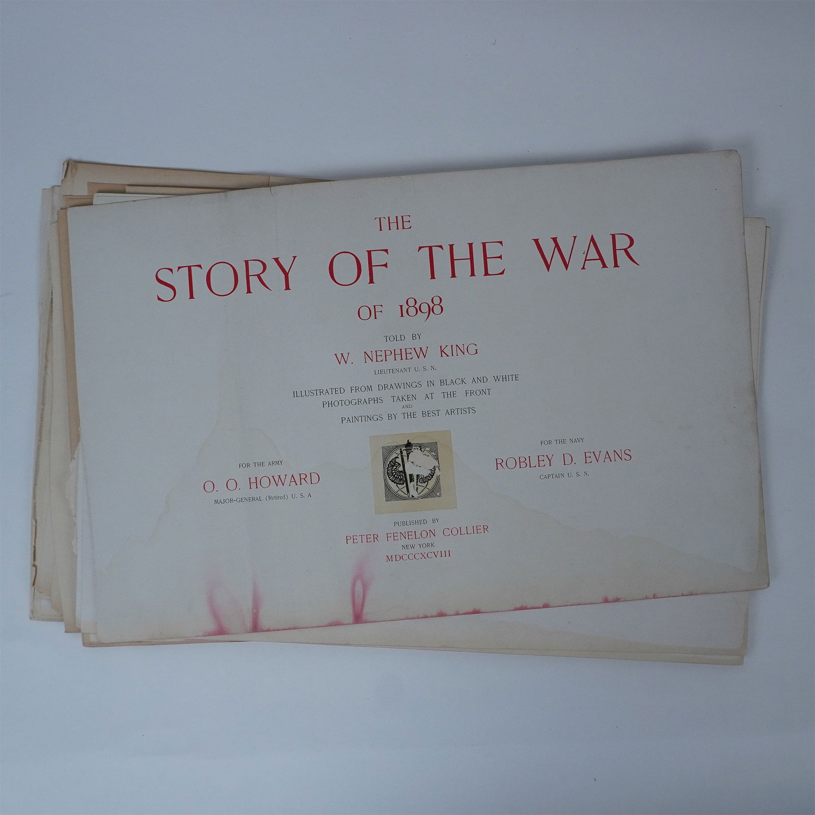 W. Nephew King, The Story of the War of 1898 Illustrated (1 of 4)