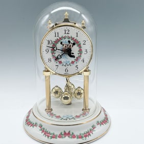 Disney Anniversary Dome Clock, Mickey & Minnie Mouse