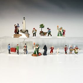 6pc Department 56 Dickens Village Figurines with Boxes