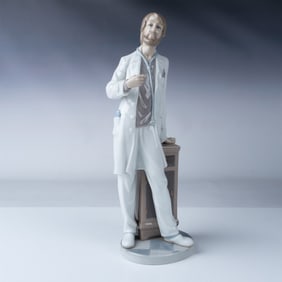 Lladro Porcelain Figurine 1005948, Doctor, with Original Box