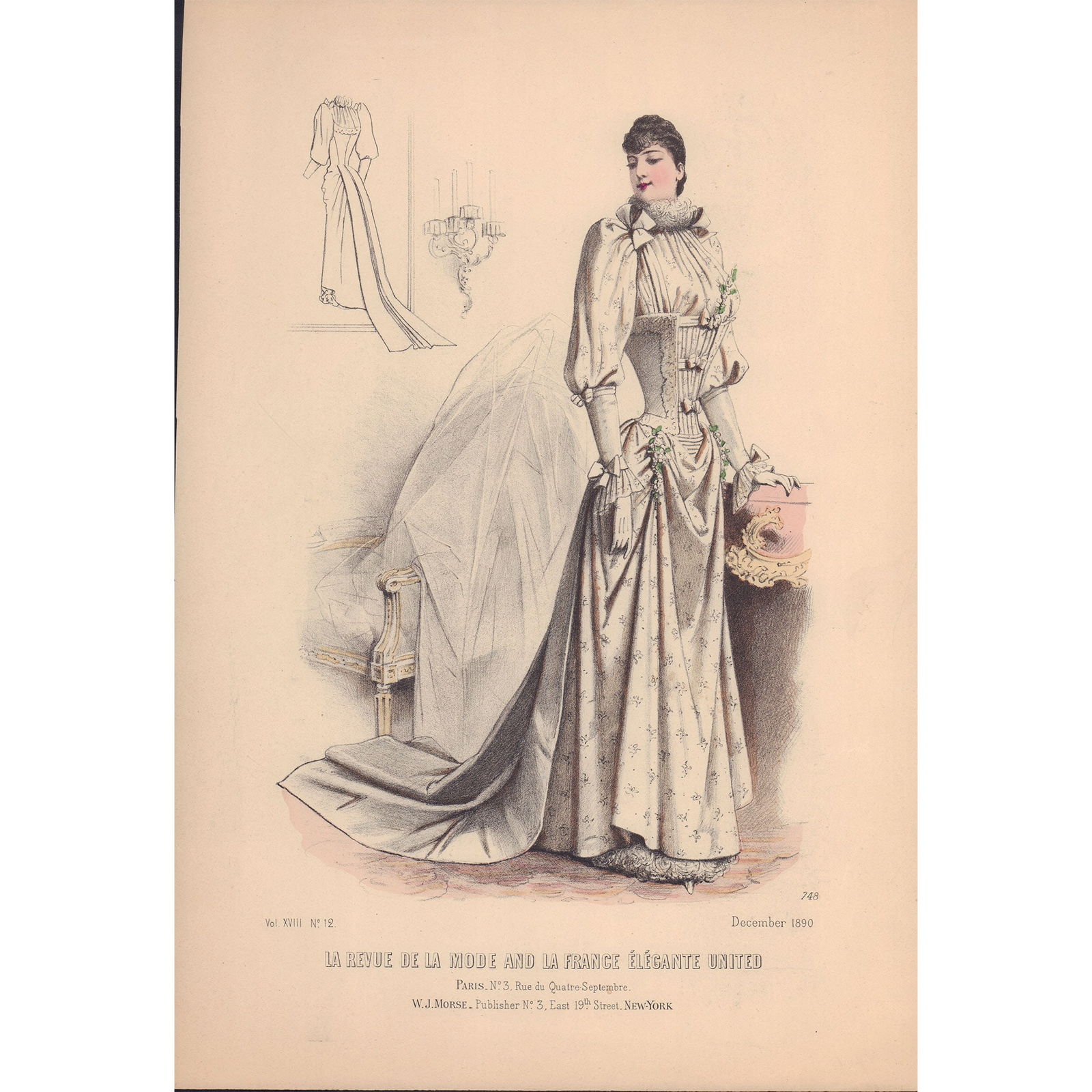 20pc Antique French Fashion Magazine Engravings (1 of 10)