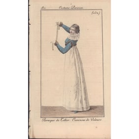 20pc Parisian Fashion Engravings, Costume Parisians