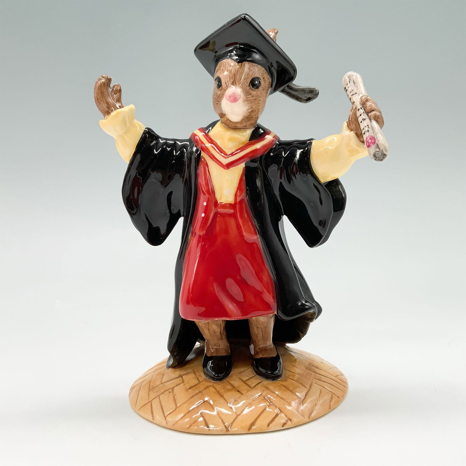 Royal Doulton Bunnykins Figurine, Graduation Time DB329 (1 of 4)