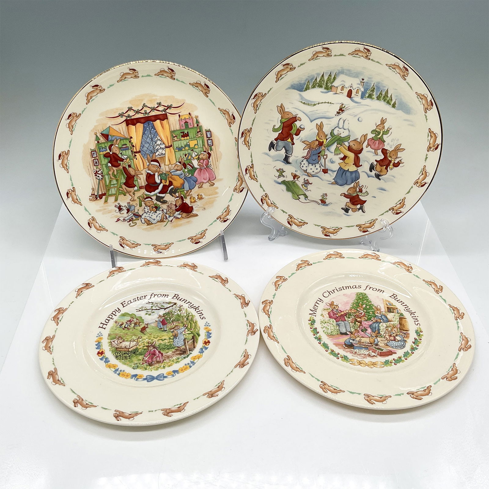 4pc Royal Doulton Bunnykins Picture Plates (1 of 5)