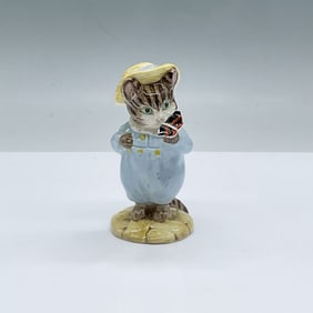 Royal Albert Beatrix Potter Figurine, Tom Kitten Butterfly