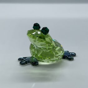 Swarovski Crystal Figurine, Lovlots City Park Frog Romeo