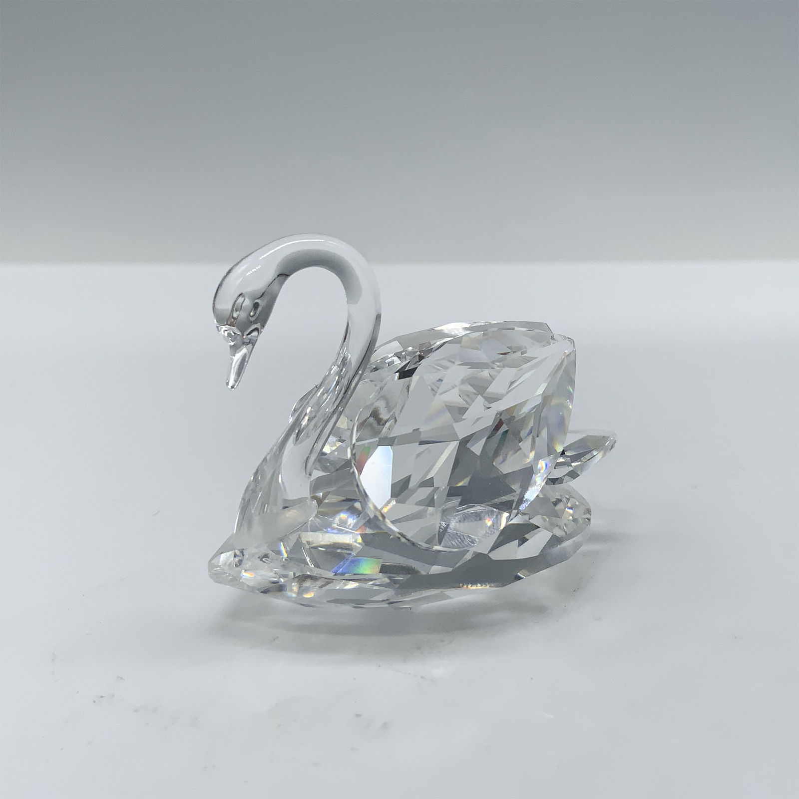 Swarovski Crystal Figurine, Medium Swan (1 of 4)