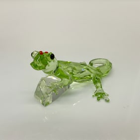 Swarovski Crystal Figurine, Gecko SCS Event Piece
