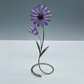 Swarovski Crystal Paradise Flower Figurine, Drina Violet