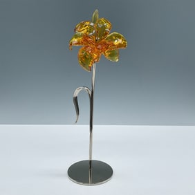 Swarovski Crystal Paradise Flower Figurine, Dillia Topaz