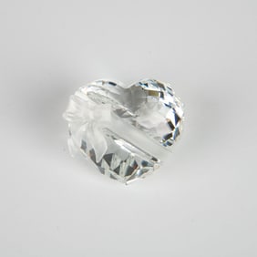 Swarovski Silver Crystal Figurine, Sweetheart 210035
