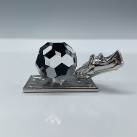 Swarovski Crystal Memories Figurine, Soccer Trophy