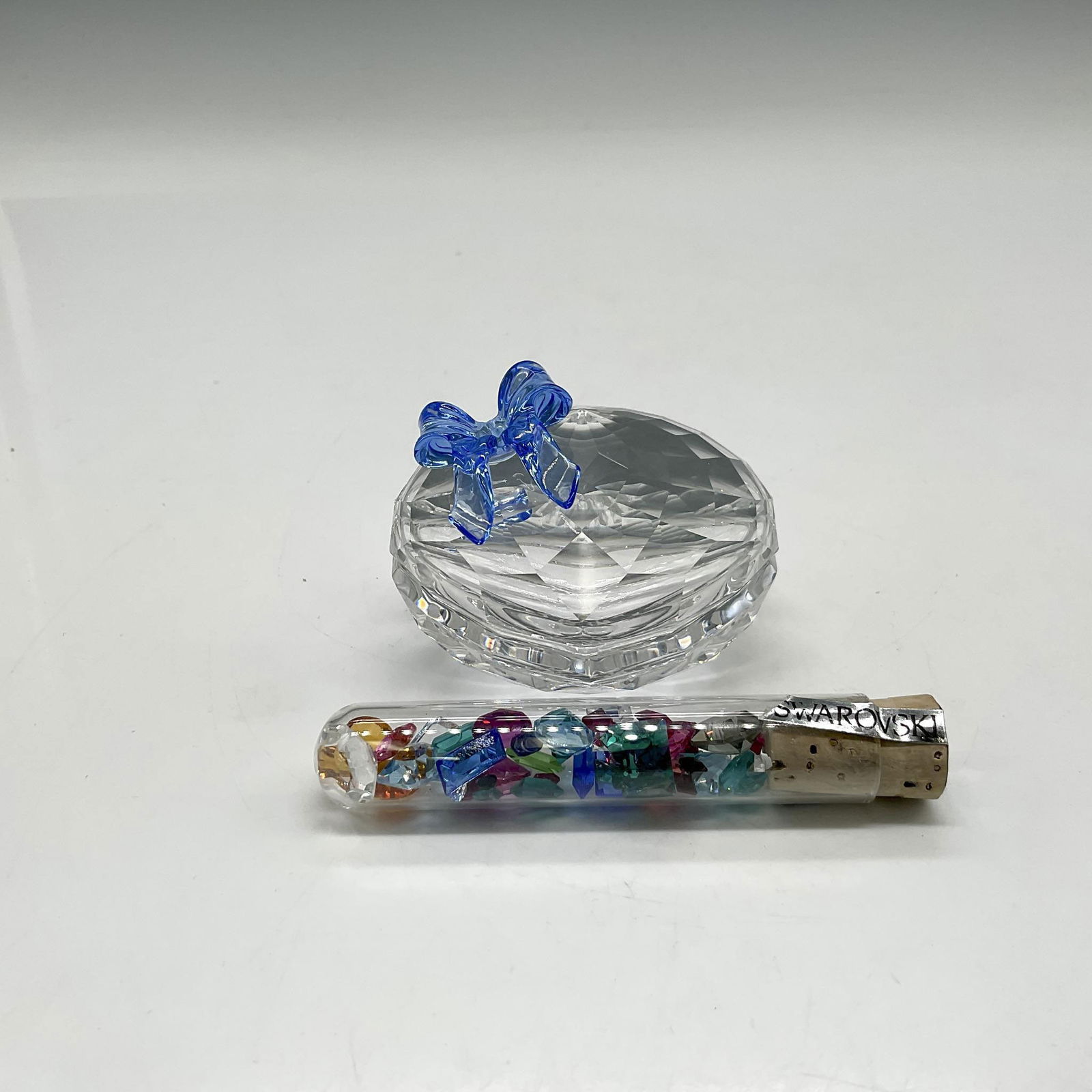 Swarovski Crystal Box, Jewel Sweetheart with Crystal Tube (1 of 4)