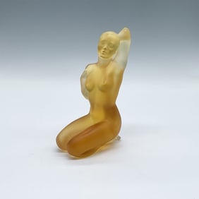 Lalique Petite Nue Antheia Ambre Nude Statuette