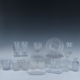 19pc Imperial Glass Kitchenware Set, Cape Cod