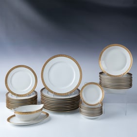 41pc Haviland Fine China Dinnerware Set, Service for 10