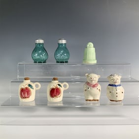 7pc Vintage Salt and Pepper Shaker Sets