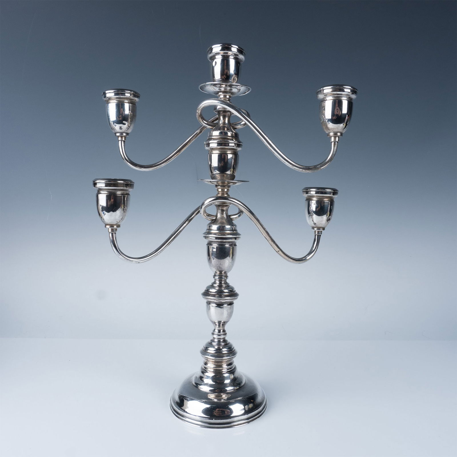 Vintage Sterling Silver Five-Arm Candelabra (1 of 6)