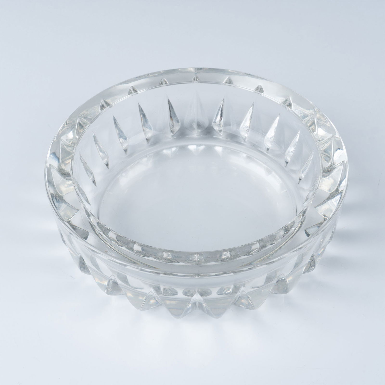 Mid-Century Italian Crystal Cut Bowl (1 of 3)