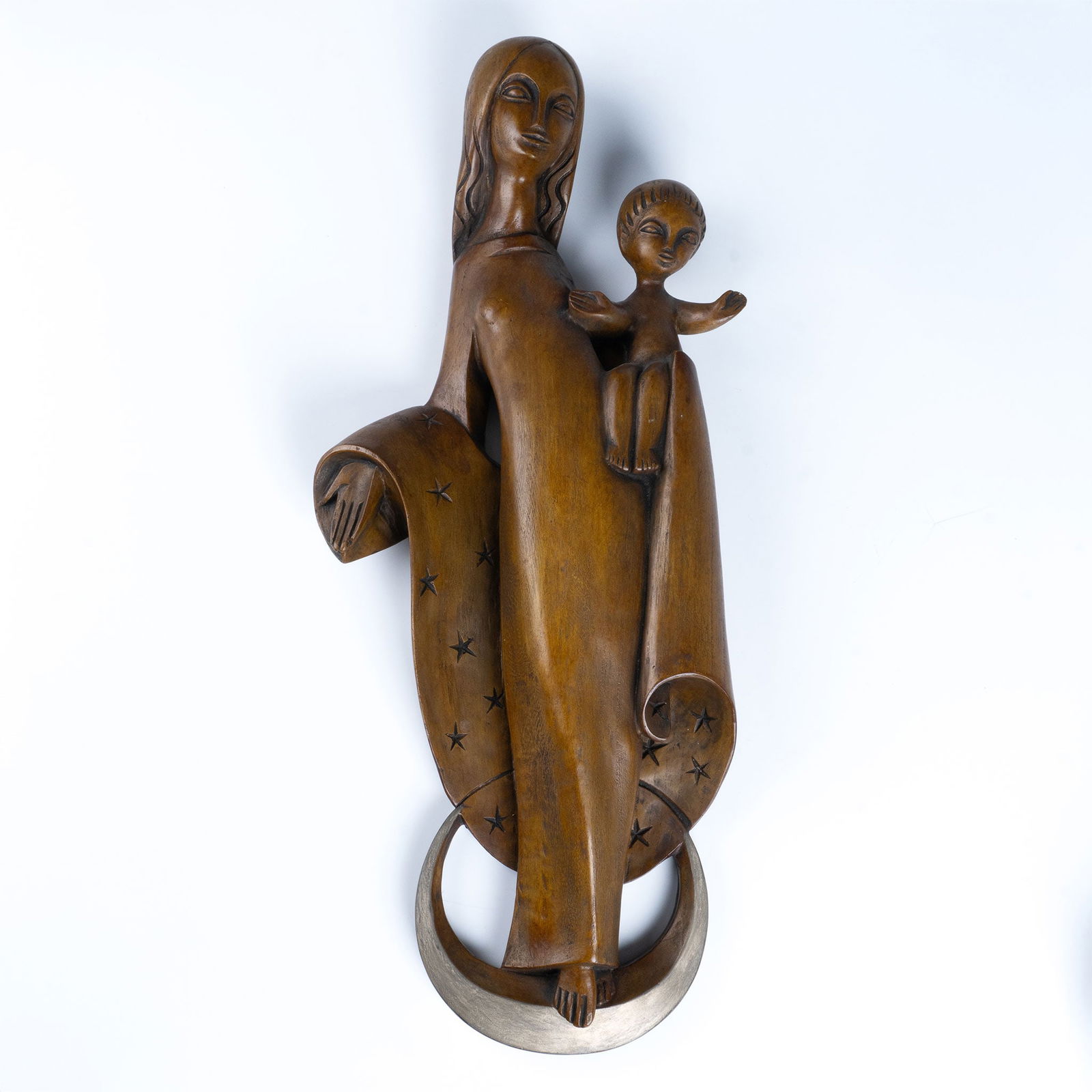 Goldscheider Hand Polished Stoneware, Madonna & Child (1 of 5)