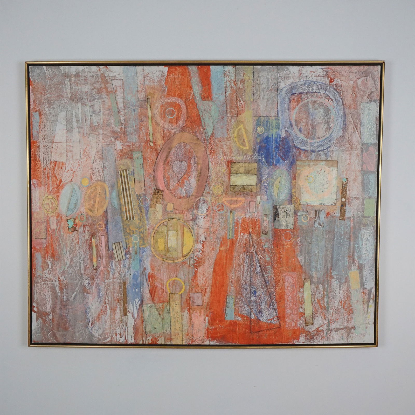 Patrick Archer, Acrylic & Collage on Canvas, Signed (1 of 5)