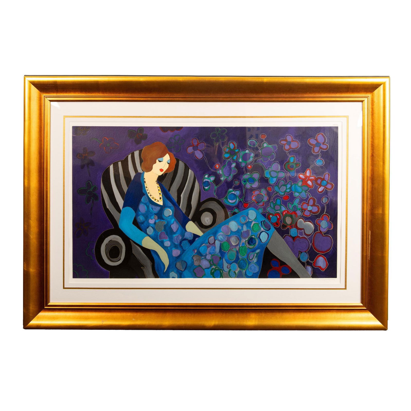 Itzchak Tarkay, Original Color Serigraph on Paper, Signed (1 of 6)