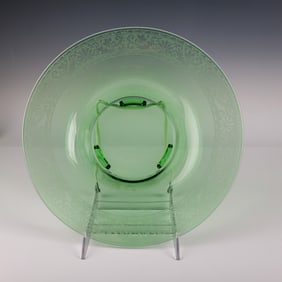 Vintage Fostoria Footed Glass Bowl