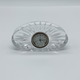 Waterford Crystal Oval Desk Clock