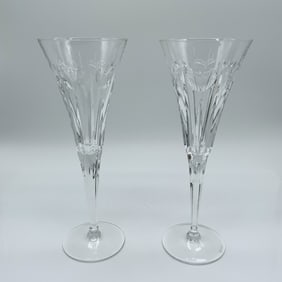 Waterford Crystal Toasting Flutes, Millennium Collection