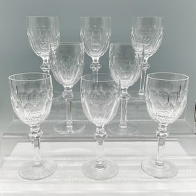Waterford Curraghmore Crystal Red Wine Glasses, Set of Eight