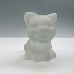 Goebel Glanimals Glass Pig Figurine