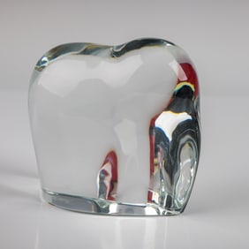 Baccarat Crystal Elephant Figurine with Box