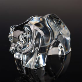 Baccarat Crystal Figurine, Bear