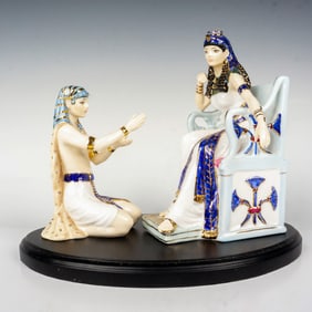 3pc Royal Worcester Tableau, The Jewels of Cleopatra