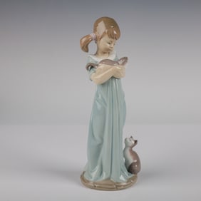 Lladro Don't Forget Me Porcelain Figurine, Model 5743