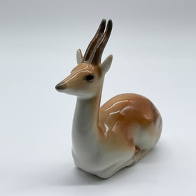 Lomonosov Porcelain Gazelle Figurine