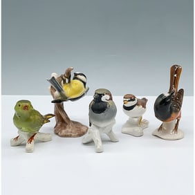 5pc Goebel Porcelain Birds
