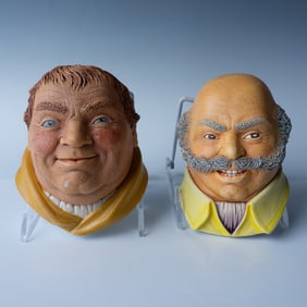 2pc Legend Products Chalkware Heads