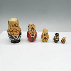 Russian Political Caricature Matryoshka Doll
