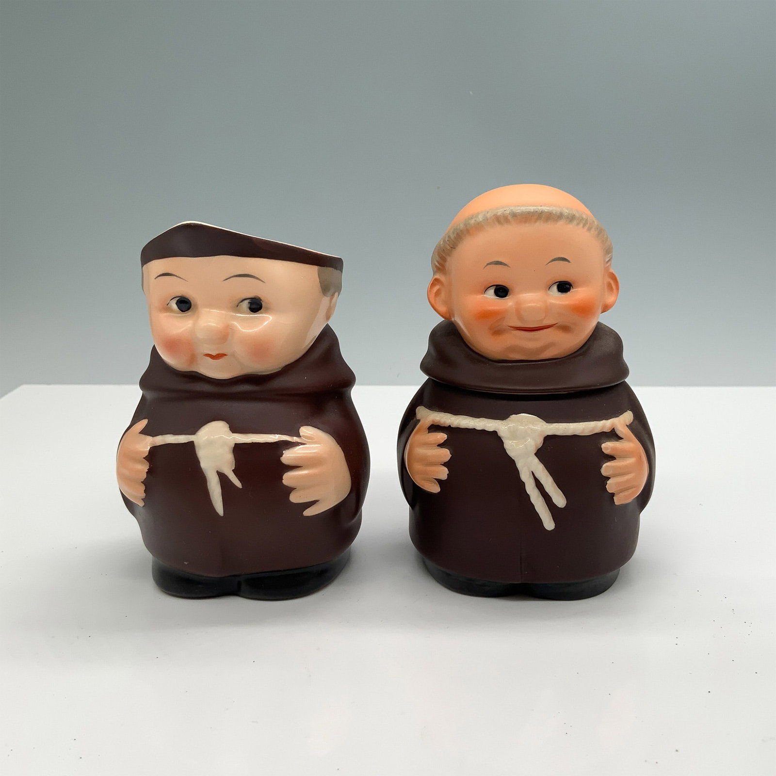 2pc Goebel Jolly Monks Sugar & Cream Set (1 of 4)