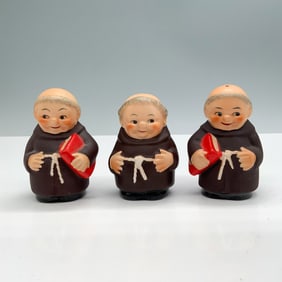 3pc Goebel Friar Tuck Salt & Pepper Shakers